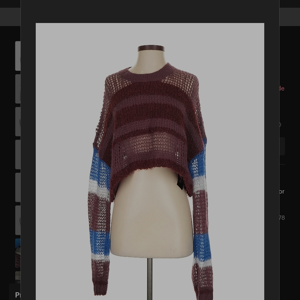 Colorful Striped Women's Sweater